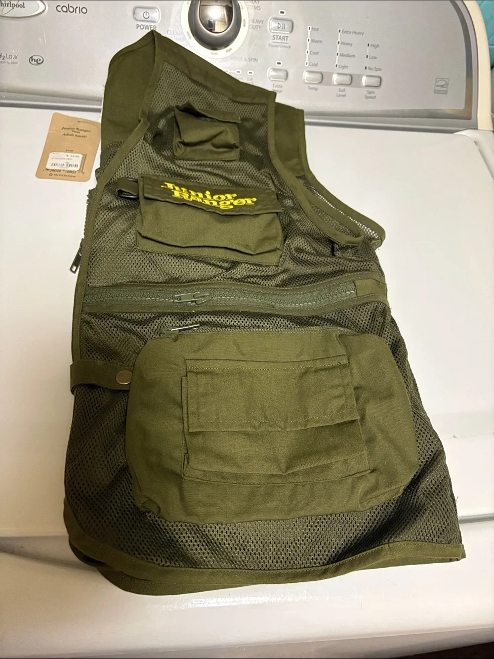 Kids' Olive Green Adventure Vest